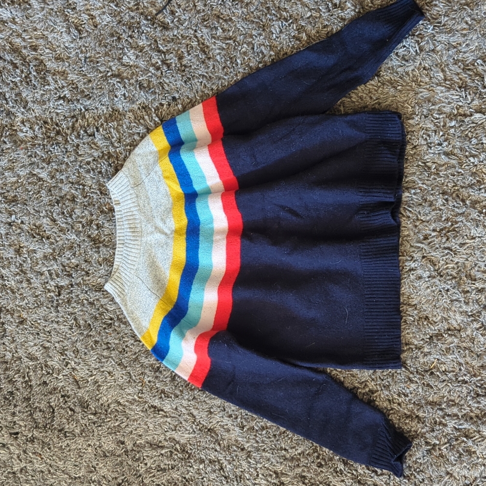 Boden colorful sweater wool blend size L